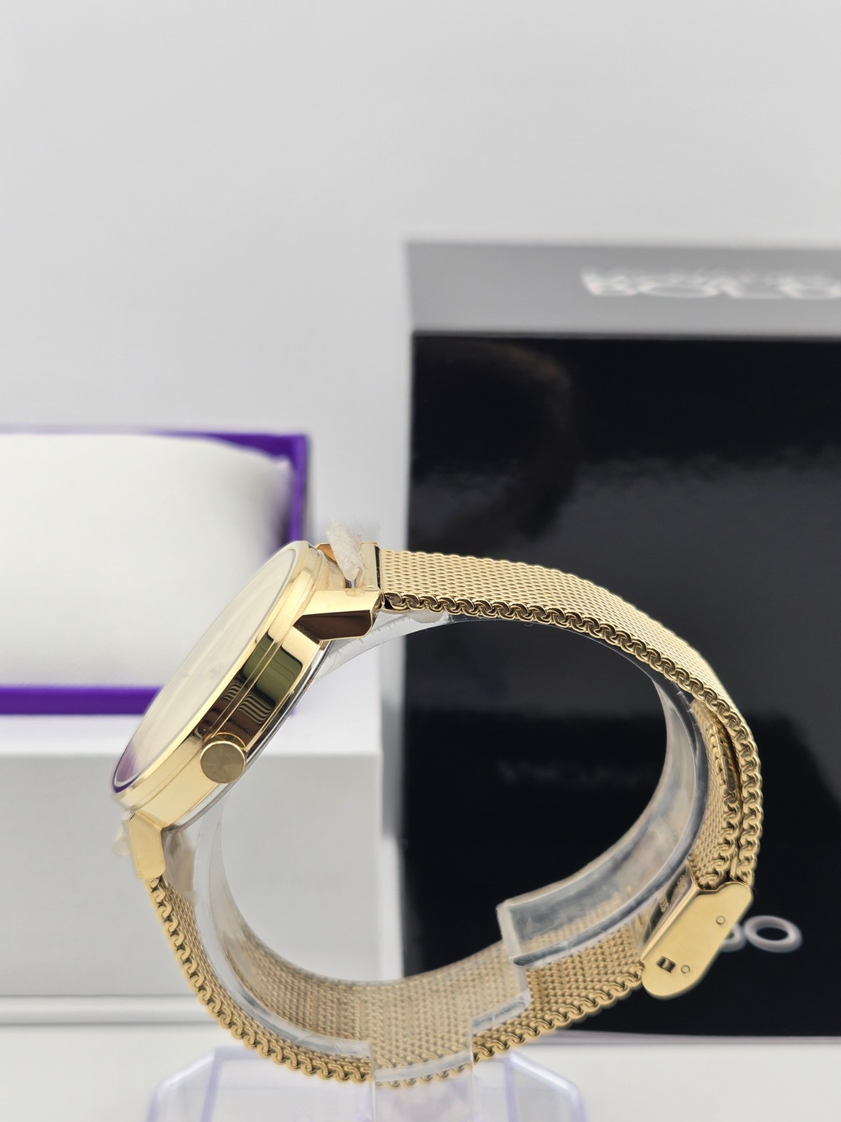 Movado Bold Access Women’s Gold Dial Gold Tone Watch – 3600921 ($695 MSRP)