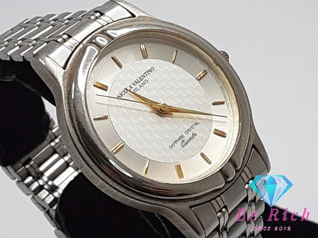 [A1R] Nicola Valentino Men Wristwatch NGV 602 Gold Silver SS Watch [w8p]