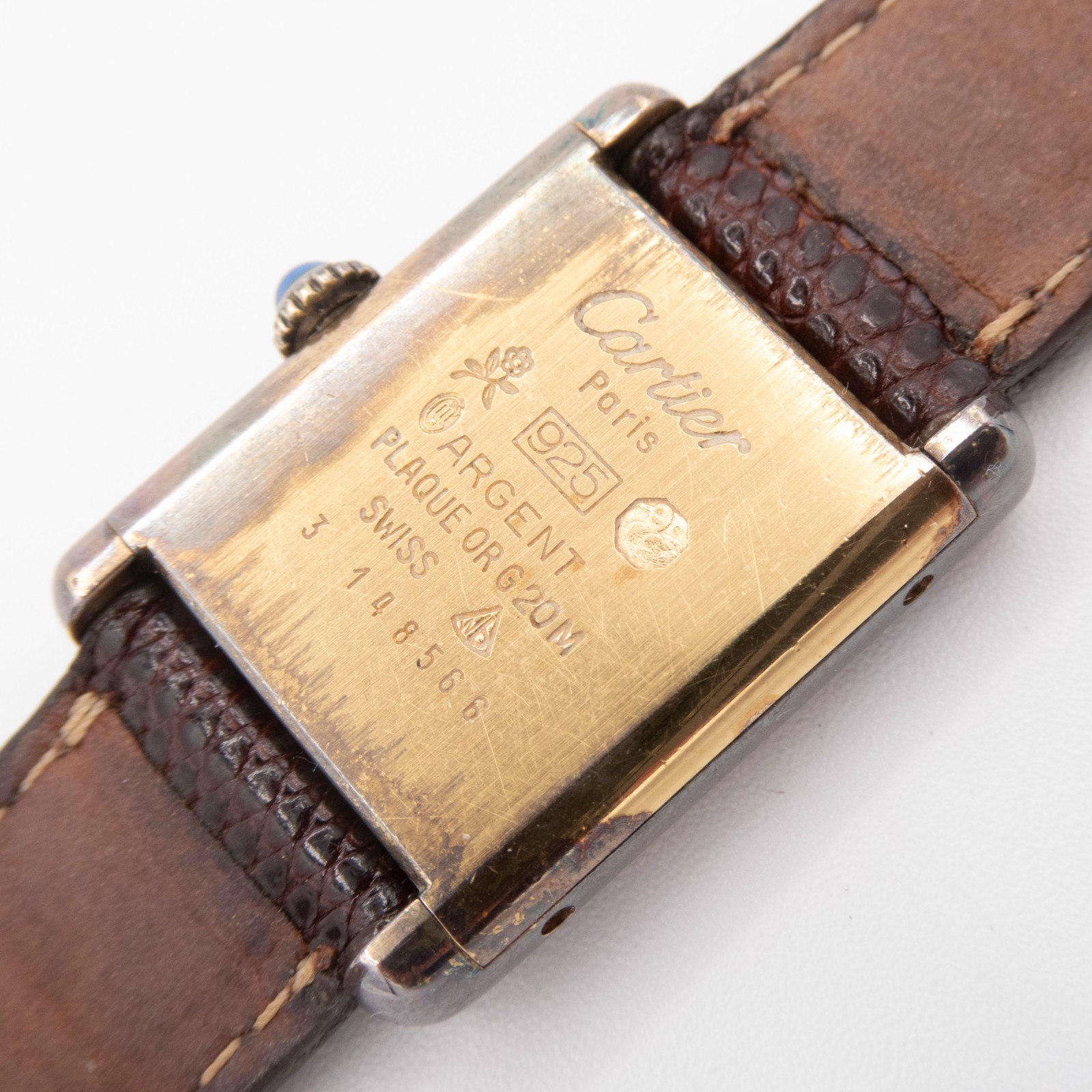 Cartier Must de Cartier Ladies’ Vermeil Tank Mechanical Wristwatch – Keeps Time