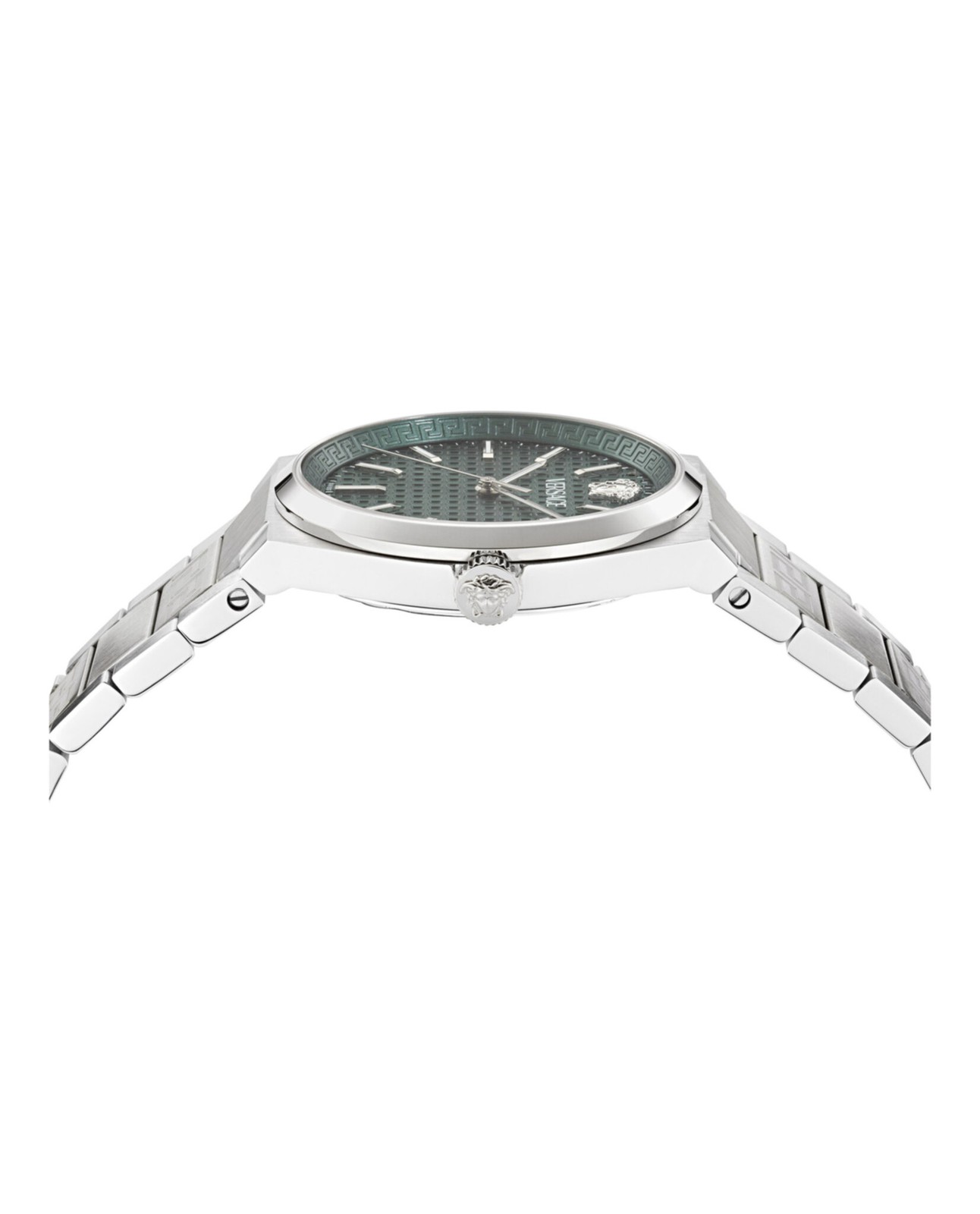 Versace Mens Stainless Steel 39mm Bracelet Fashion Watch