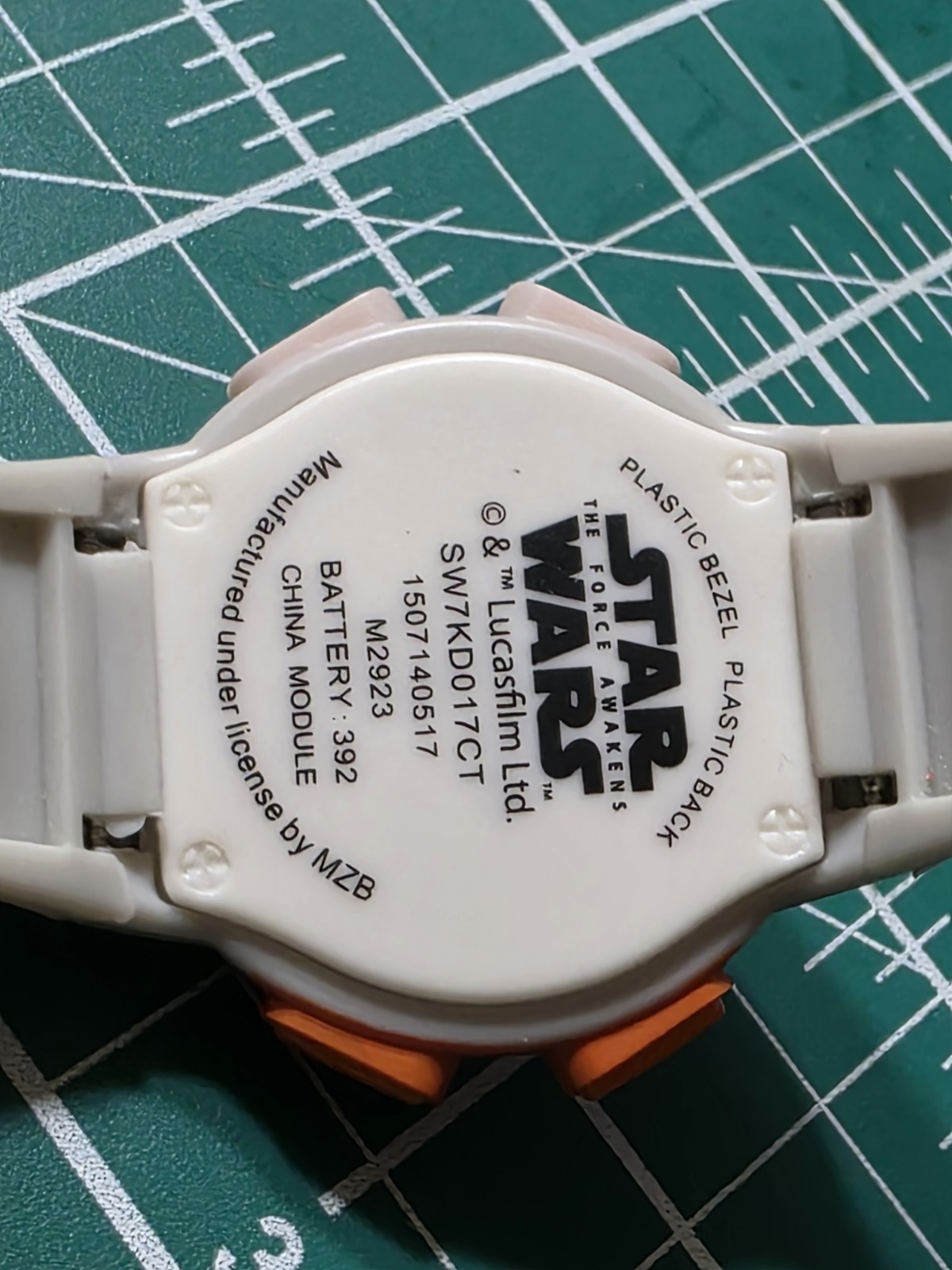 BB-8 Star Wars Lucasfilm Gray Orange Digital Watch SW7KD017CT, The Force Awakens