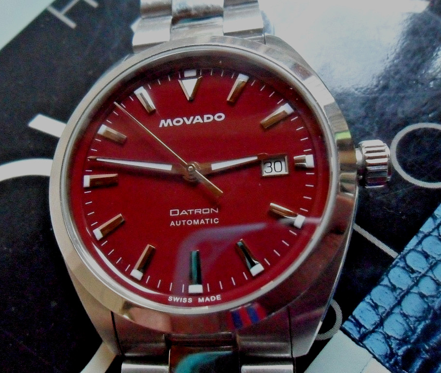Handsome S/S Men’s Movado Datron Heritage Automatic Swiss Watch MH.03.1.14.1943
