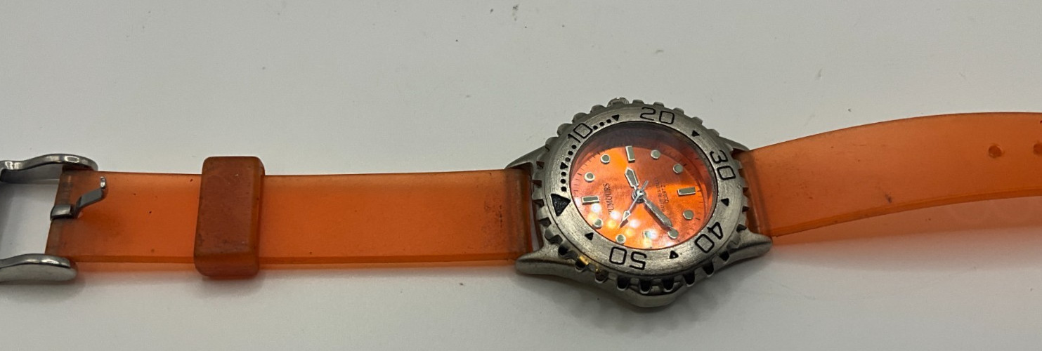 Rarely worn if ever, Rumours womens dive style watch, bold model, new battery