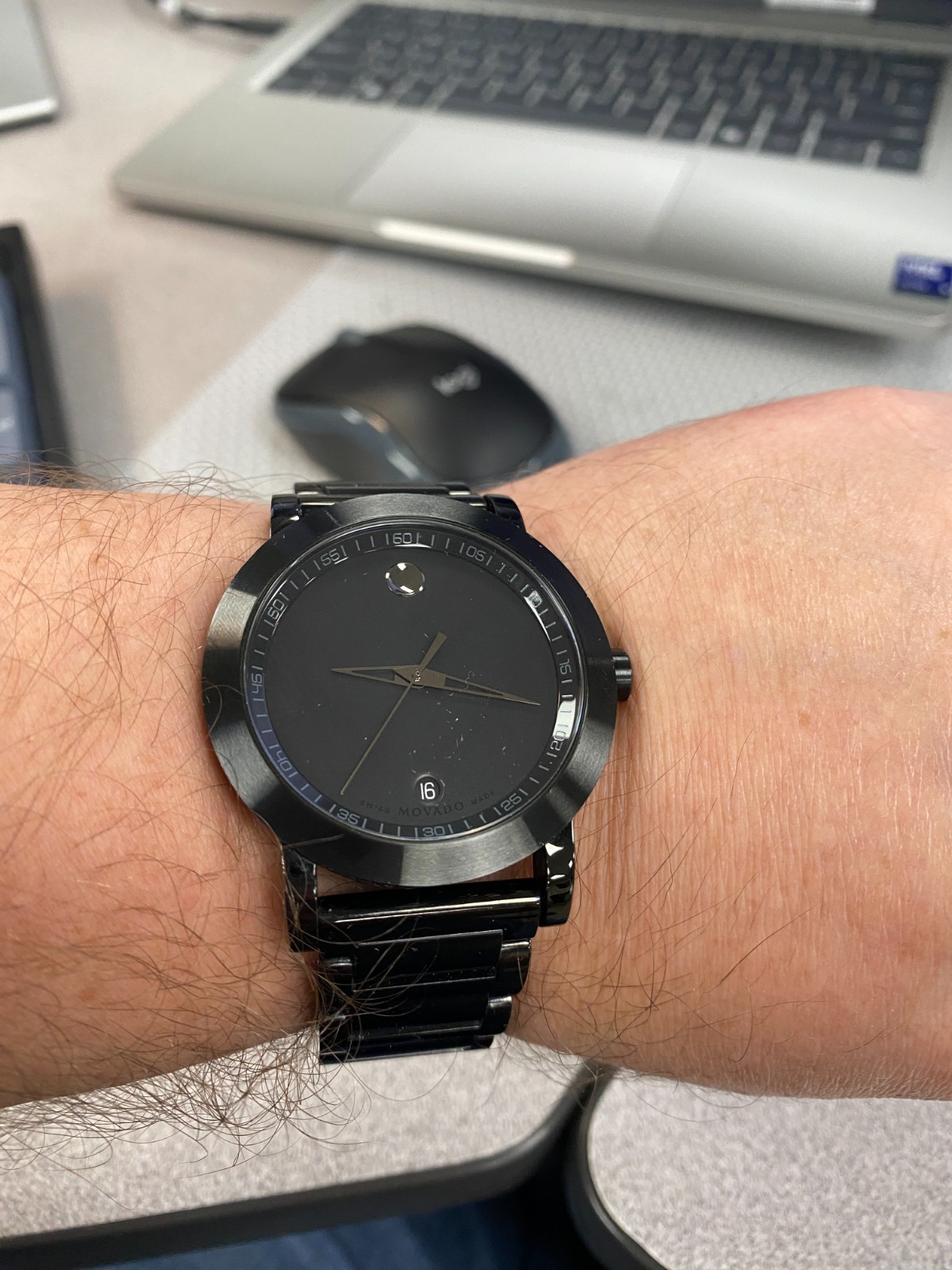 Movado Museum Classic 07.1.36 Stainless Steel Quartz Watch – Black Museum Dial