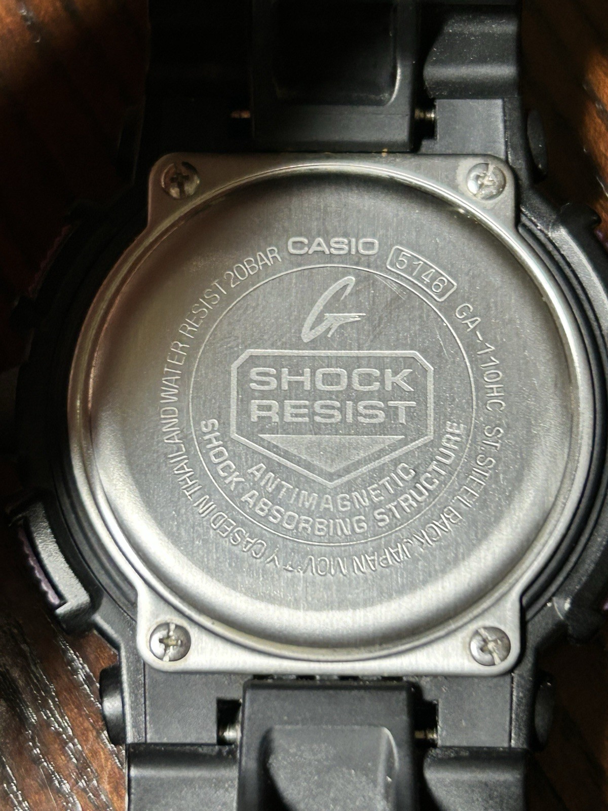Casio G-Shock GA-110HC Wristwatch Hyper Color Digital – Blue / Purple