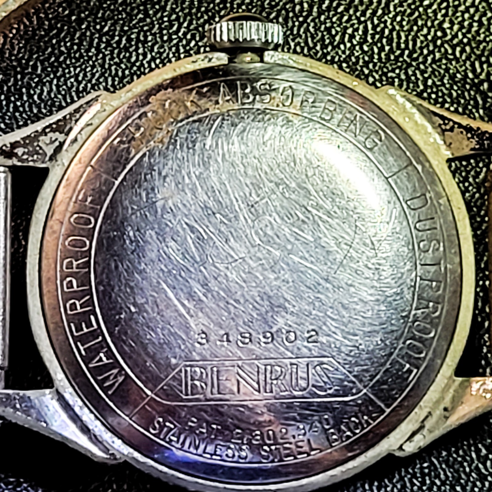 RUNNING Vintage Benrus Shock Absorber Mechanical Watch