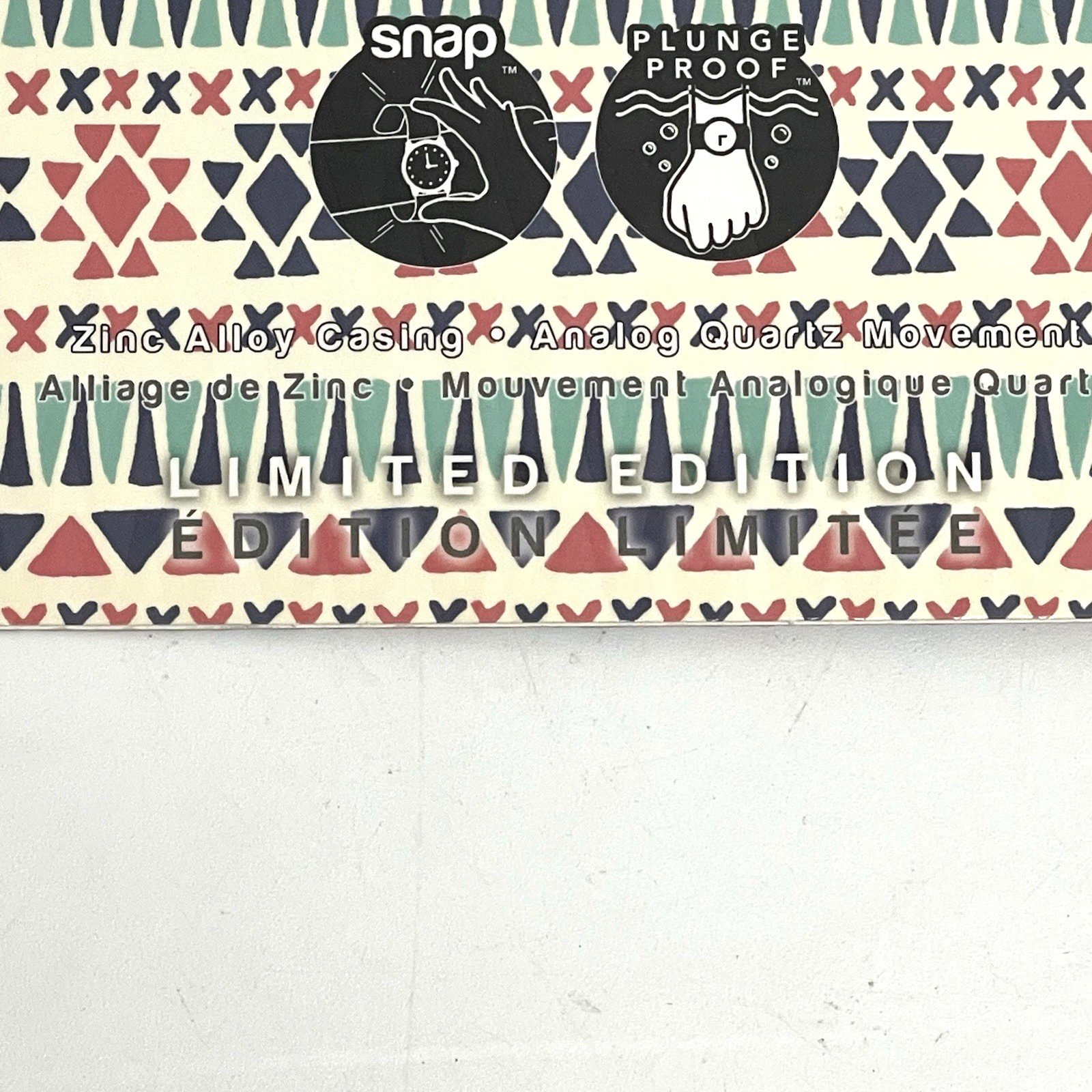 Snap Watchitude Watch, 💯 Authentic #611 Tribal Limited Edition New.