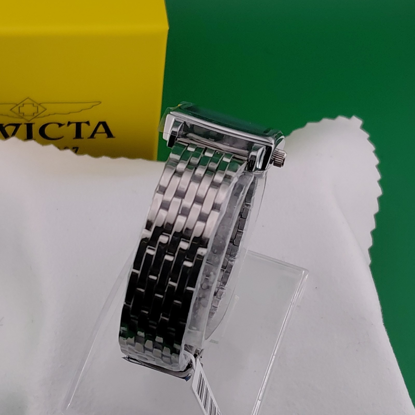 Invicta Men’s Specialty Blue Dial Rectangular Dress Watch Box & Tags 43151