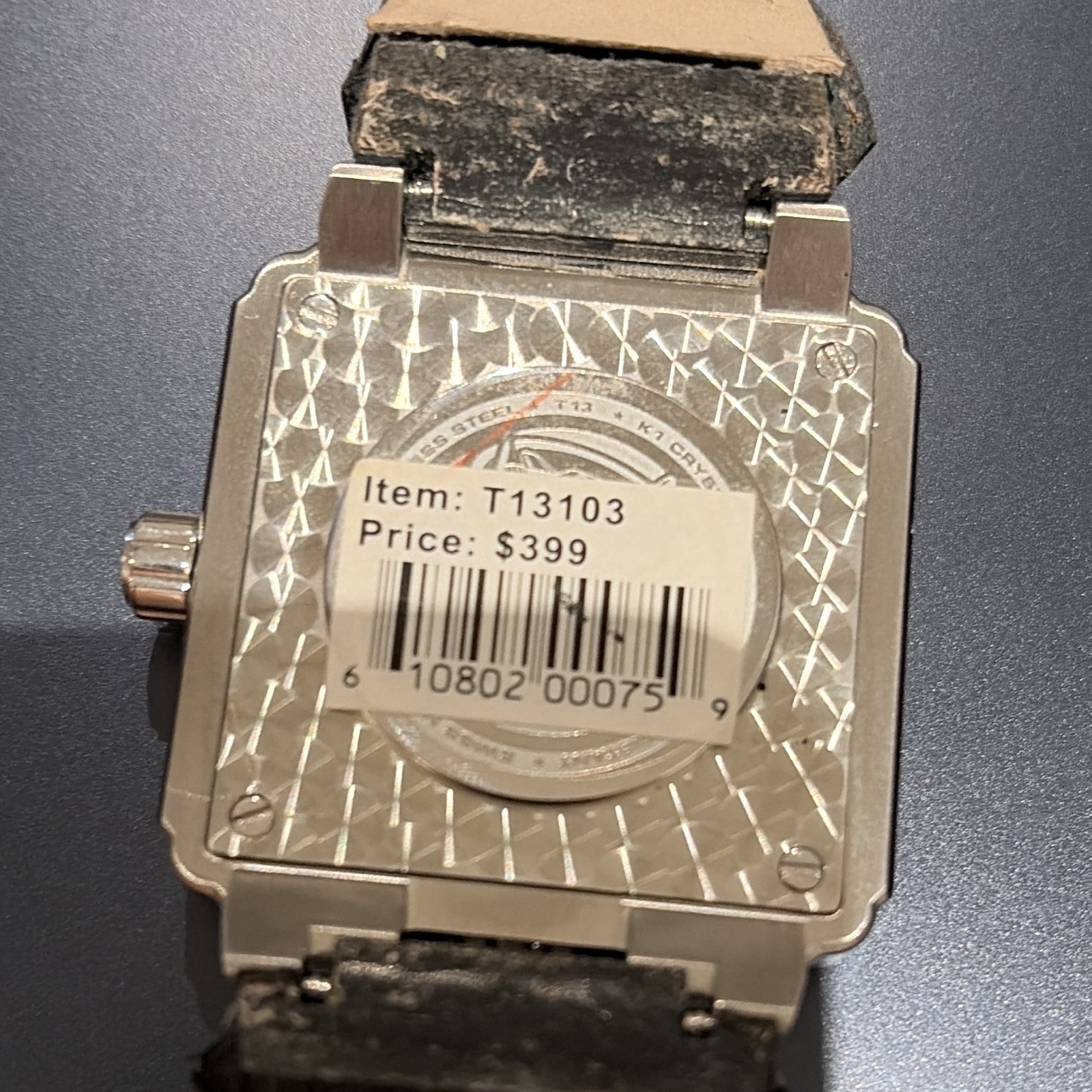 Torgoen T13 Swiss Made Quartz Date White Dial Black Leather Strap 100m