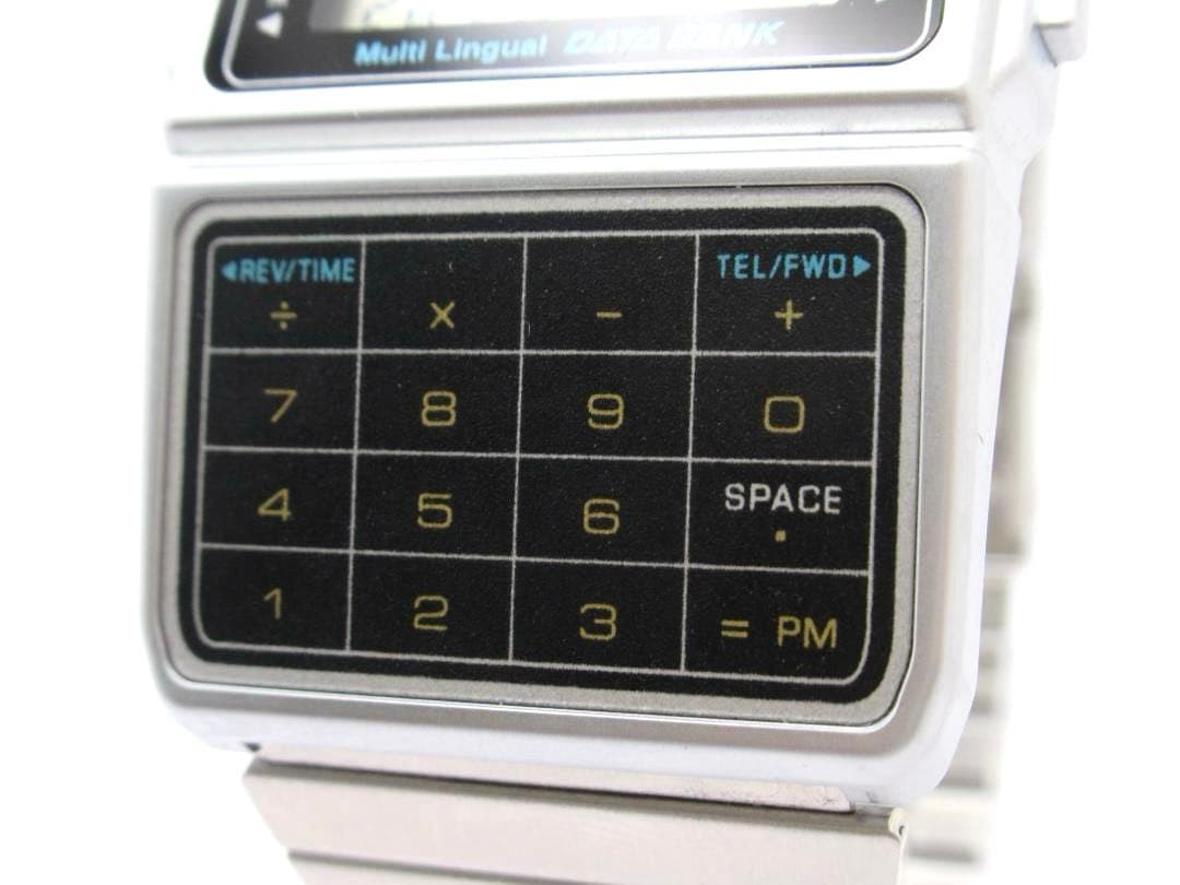 CASIO Data Bank DBC-611 Silver Retro Calculator Watch
