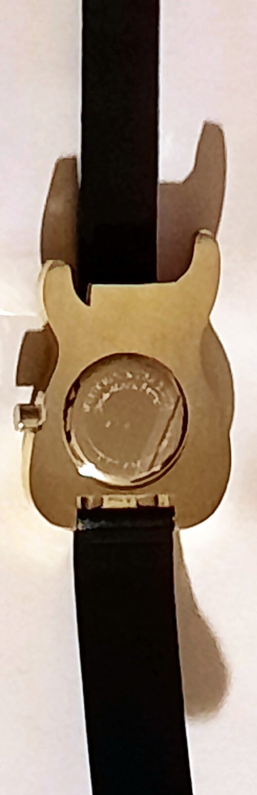 Brand New Gold WRISTROCK Guitar Watch w/ Guitar Case – 1 Year Warranty