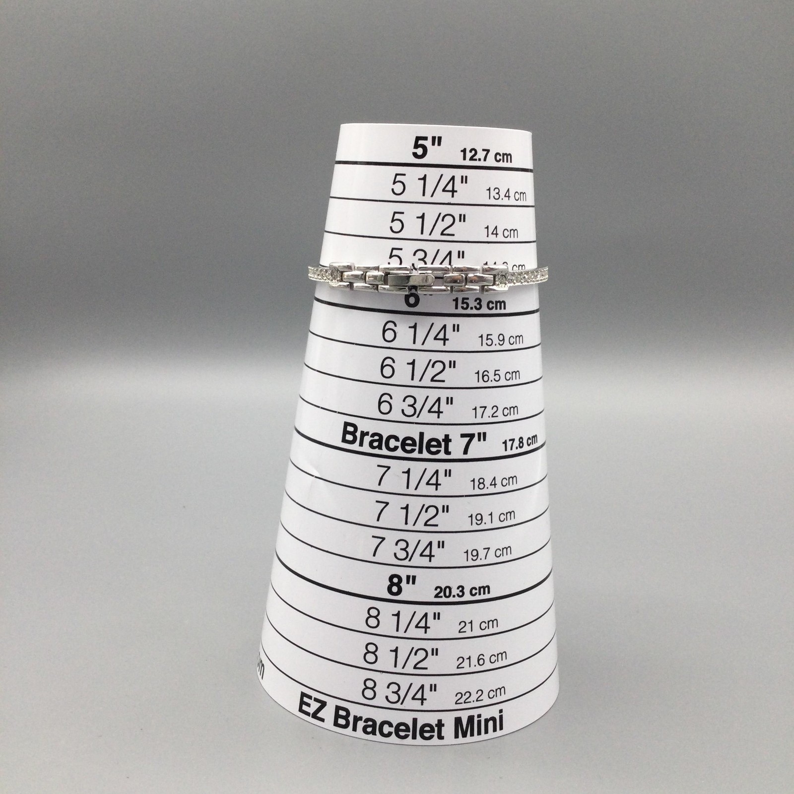 Erwin Pearl Womens Watch 16mm Square Silver Tone Crystal New Battery 5.75″