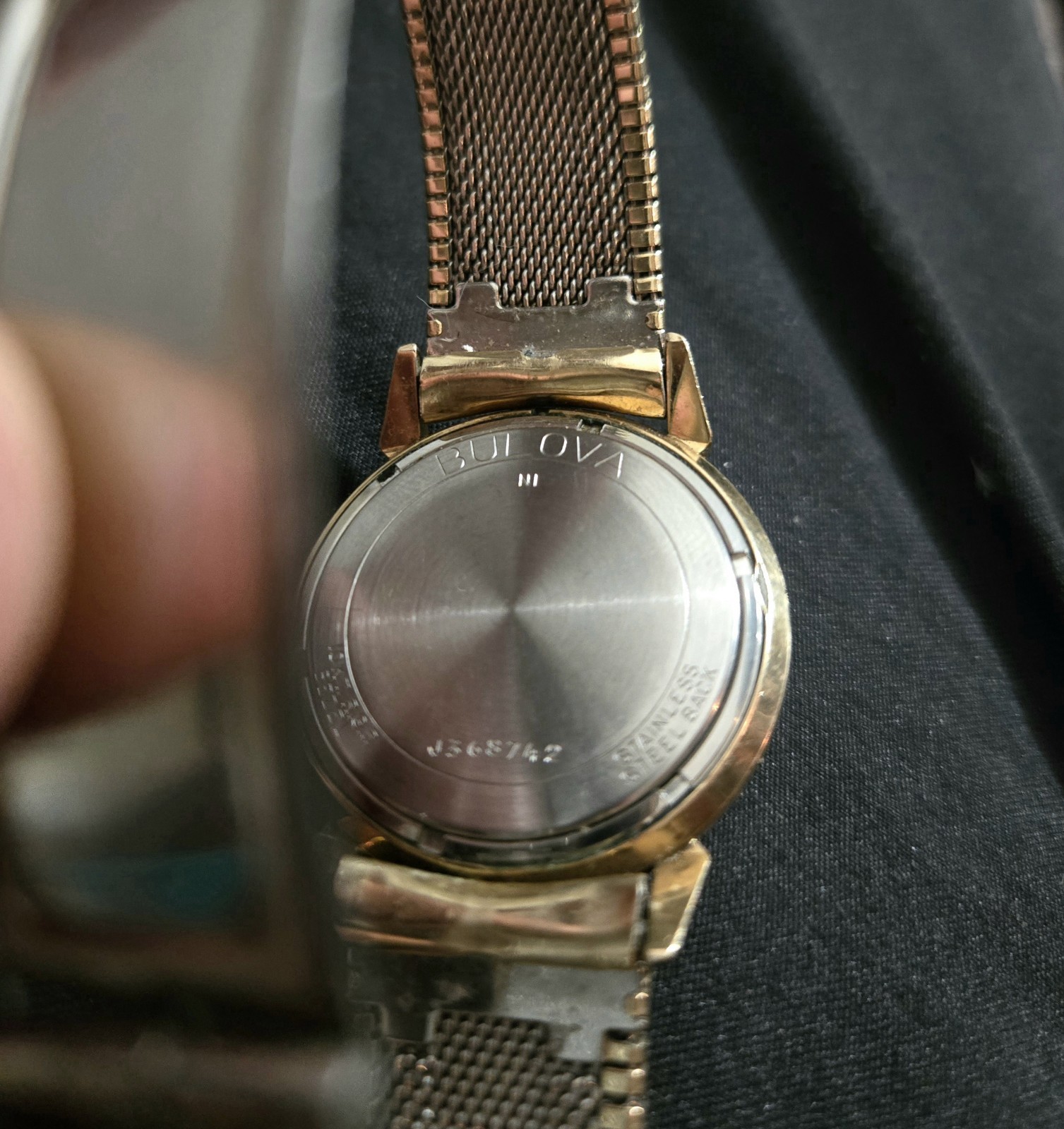 1971 Bulova Sea King Whale Automatic Men’s Watch Date Gold Tone Vintage N1