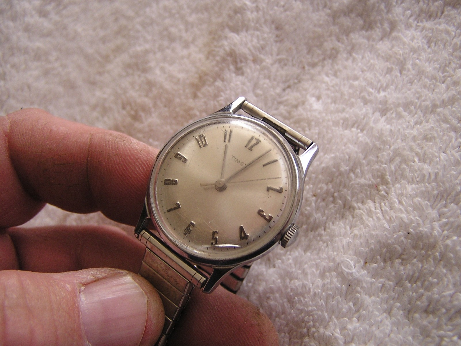 Vintage Timex Watch Numeric Dial