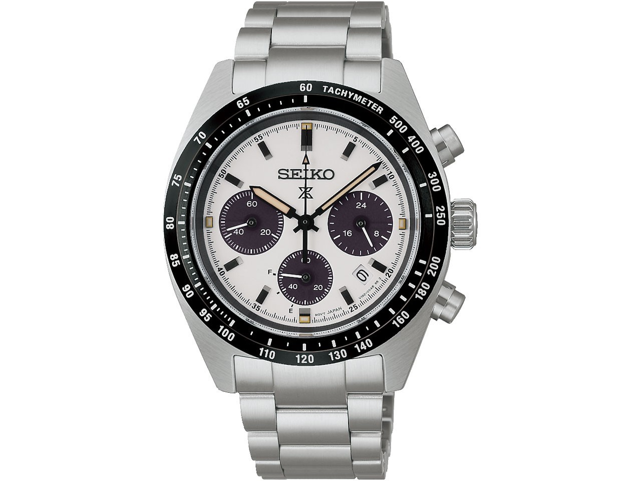 SEIKO PROSPEX SBDL125 Made in Japan Panda Dial Solar Chronograph Men’s Watch