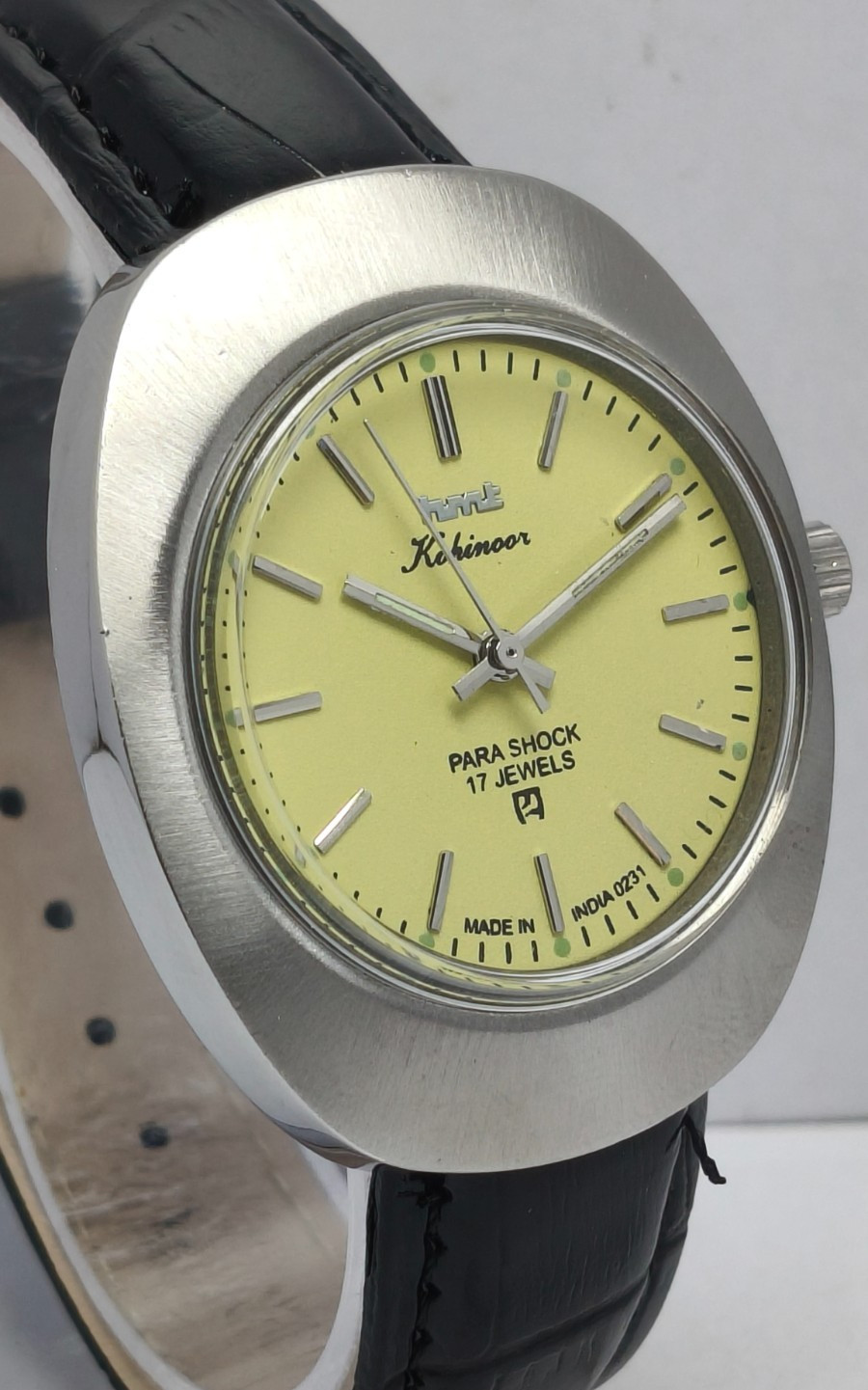 HMT Kohinoor 17 Jewels Hand Winding Wrist Watch For Men’s In Working Condition