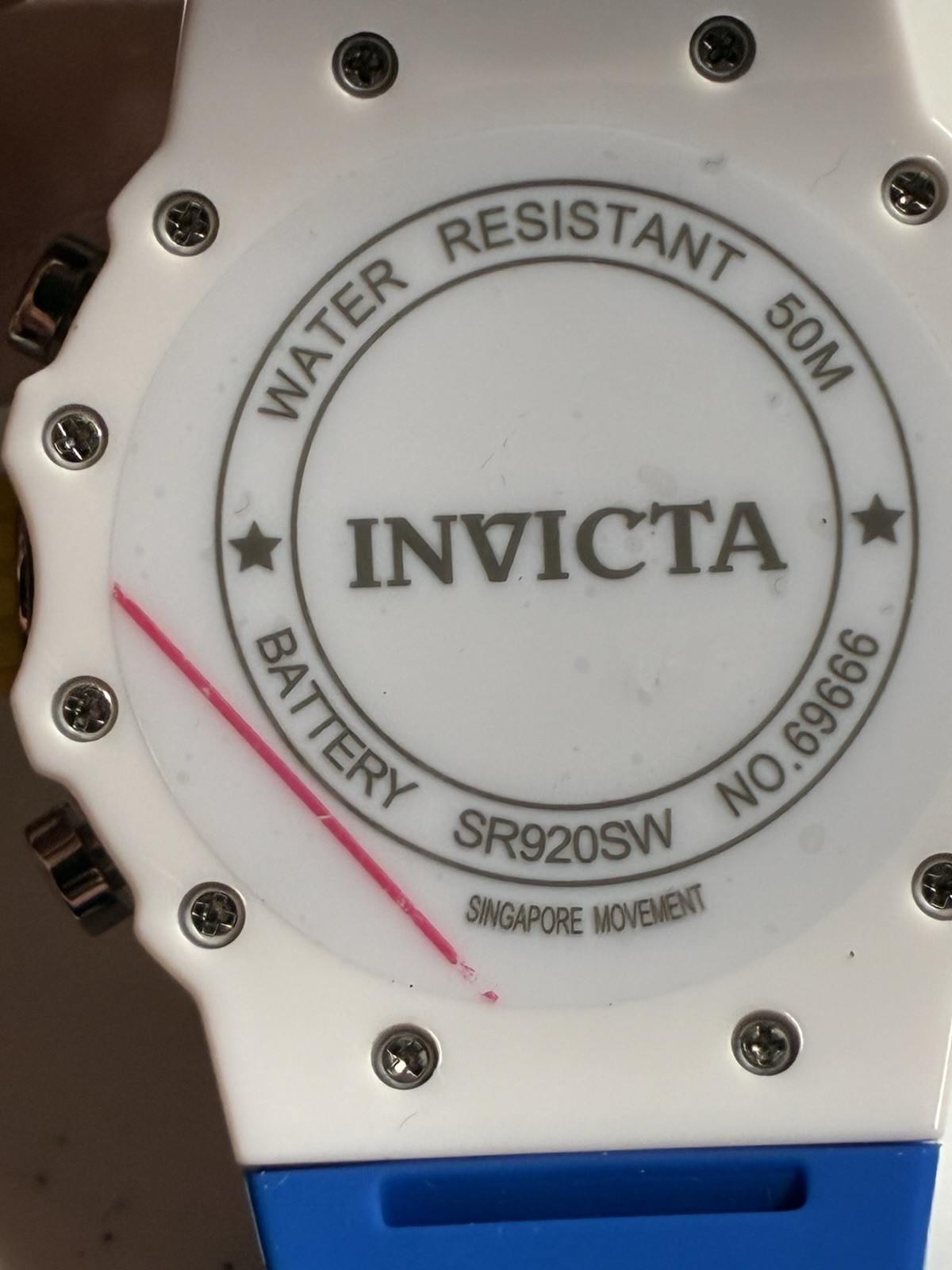 Invicta – Vaulthan – Unisex Watch – 44mm – Blue/White – (69666)