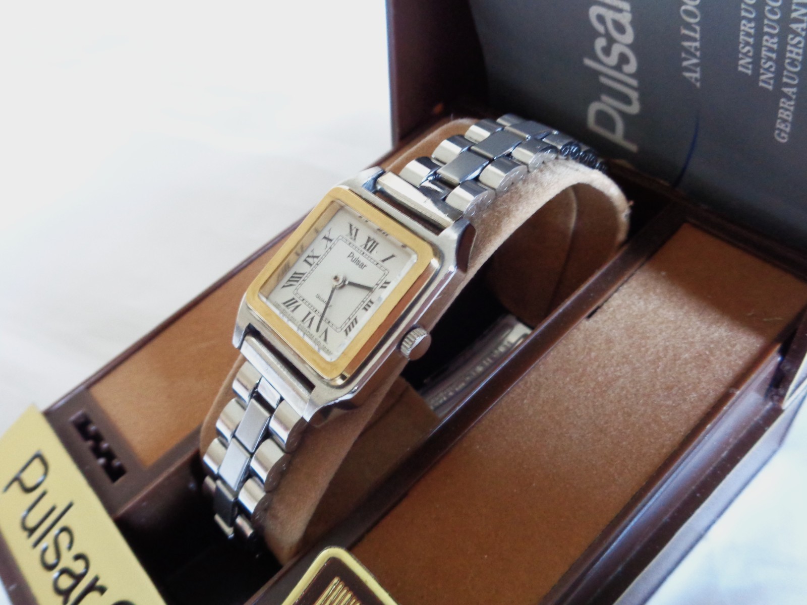 1991 Pulsar Santos QUARTZ Multicolour New Old Stock LADIES WRISTWATCH Y480-5930