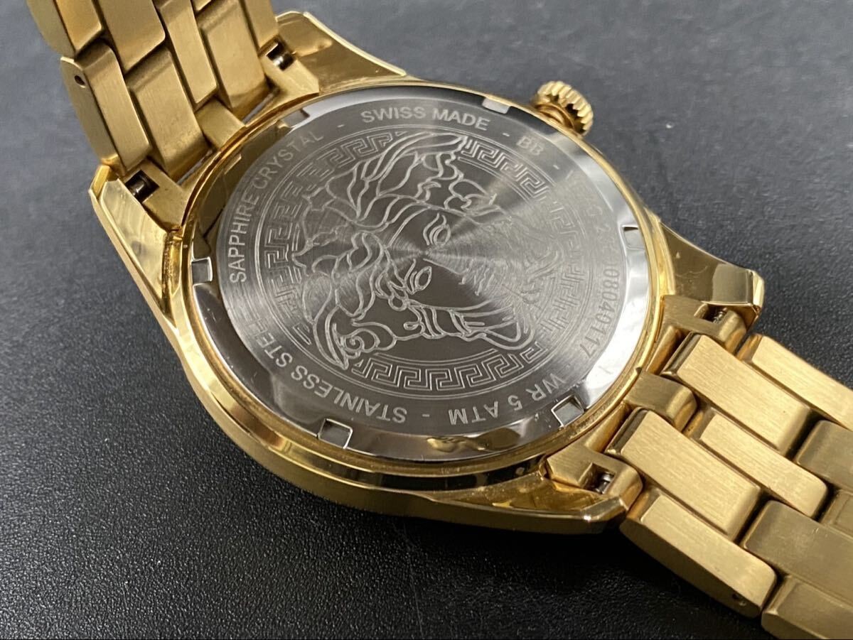 [B1Y] VERSACE Quartz Men’s Watch Greca Time VE7C23000 [p7q]