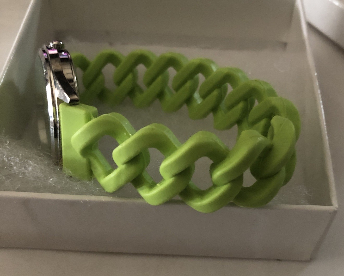 Green Stretch Watch One Size New