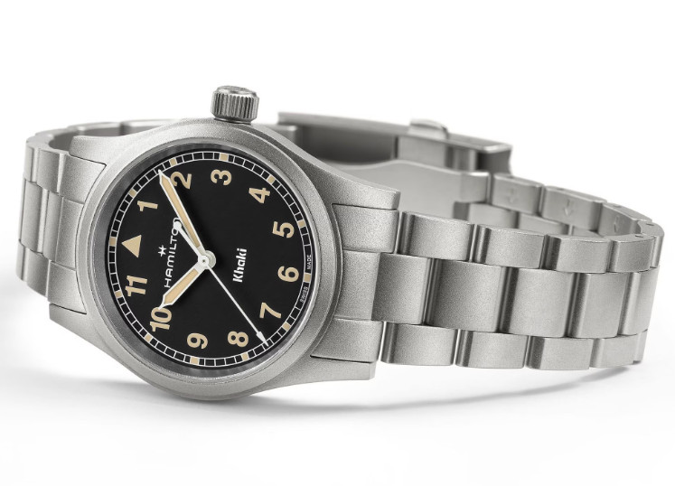 Hamilton Khaki Field Quartz Black Dial and Stainless Steel 33mm Watch H69301131