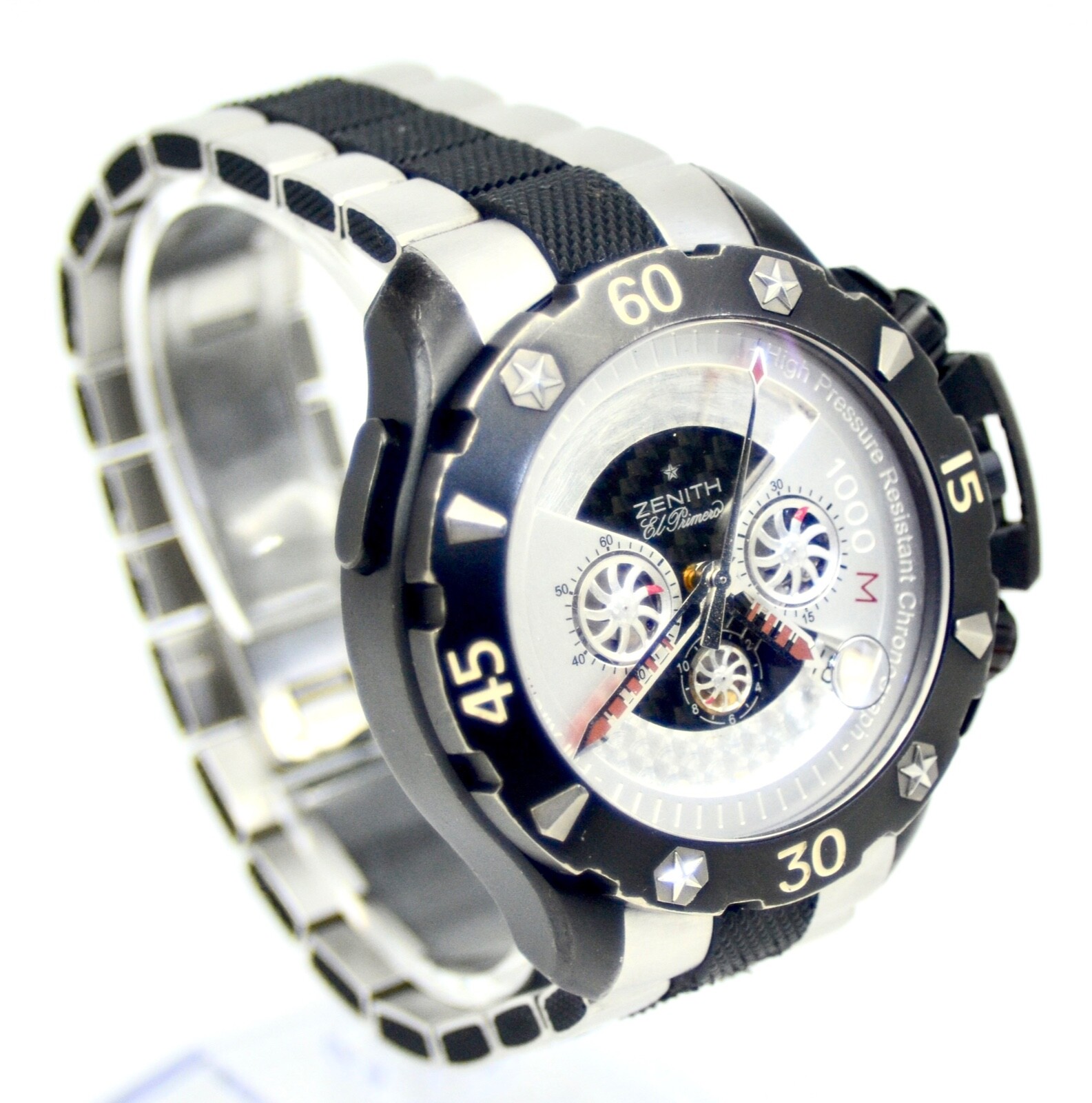 Men’s Zenith Defy Xtreme Chronograph 46.5 mm Titanium watch Ref.96.0525.4000;box