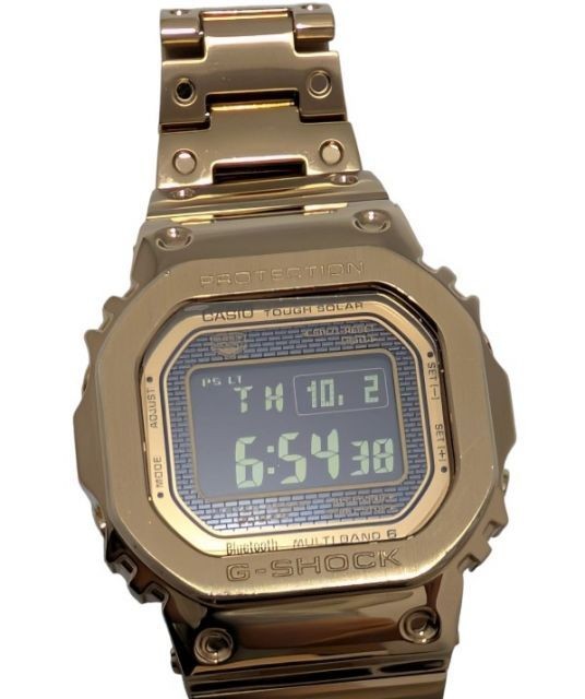 Casio G SHOCK Watch GMW B5000GD 9JF Gold Radio Solar Full Metal Bluetooth Tough