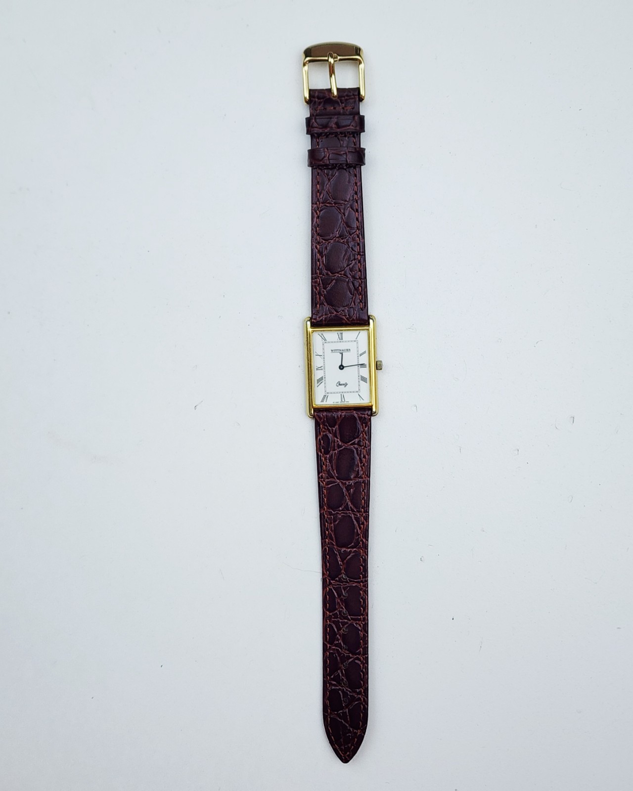 Men’s SWISS Vintage Watch WITTNAUER “Tank” 9782. Midsize