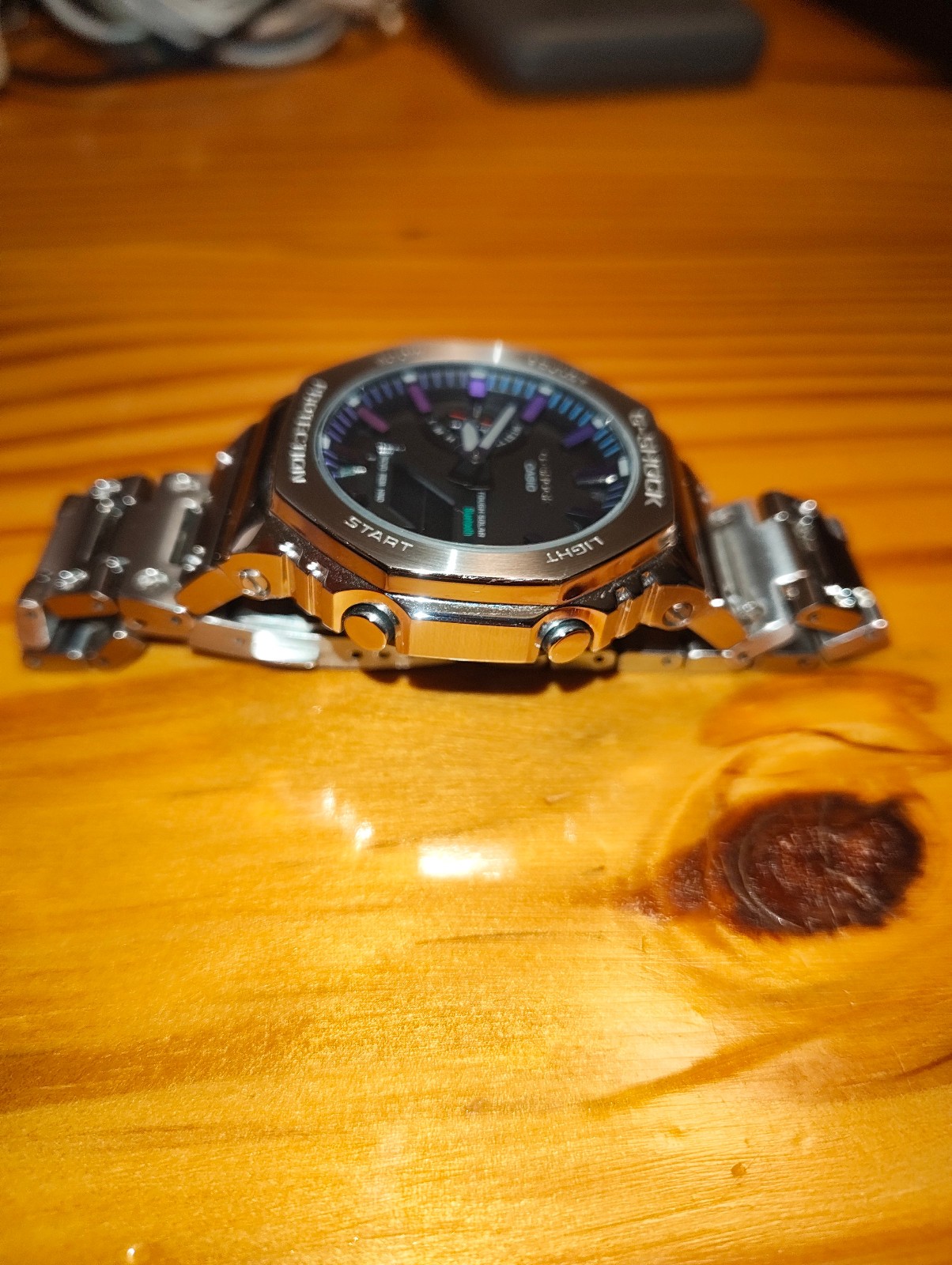CASIO G SHOCK FULL METAL GM B2100PC 1AJF Purple/Blue Gradient Limited