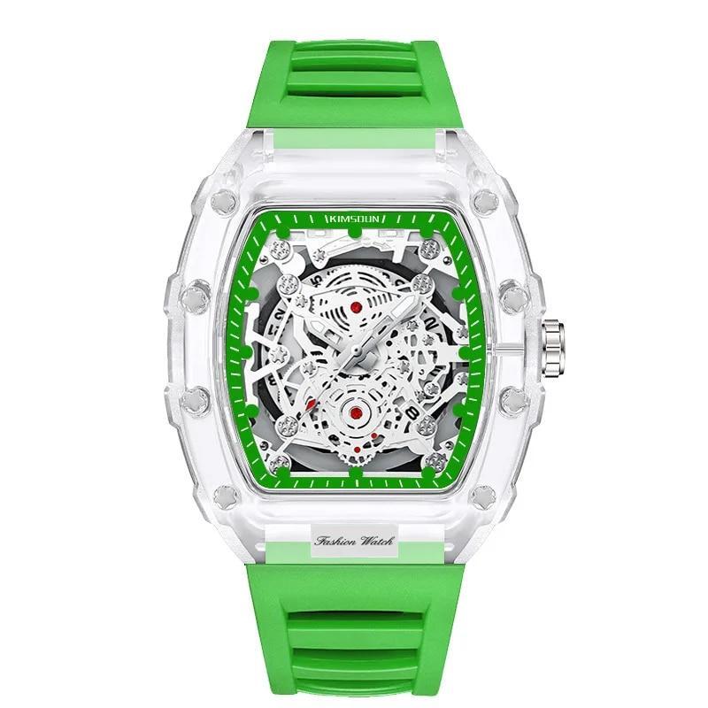 KIMSDUN Transparent Men’s Watch Quartz Wristwatch Luminous Waterproof watch