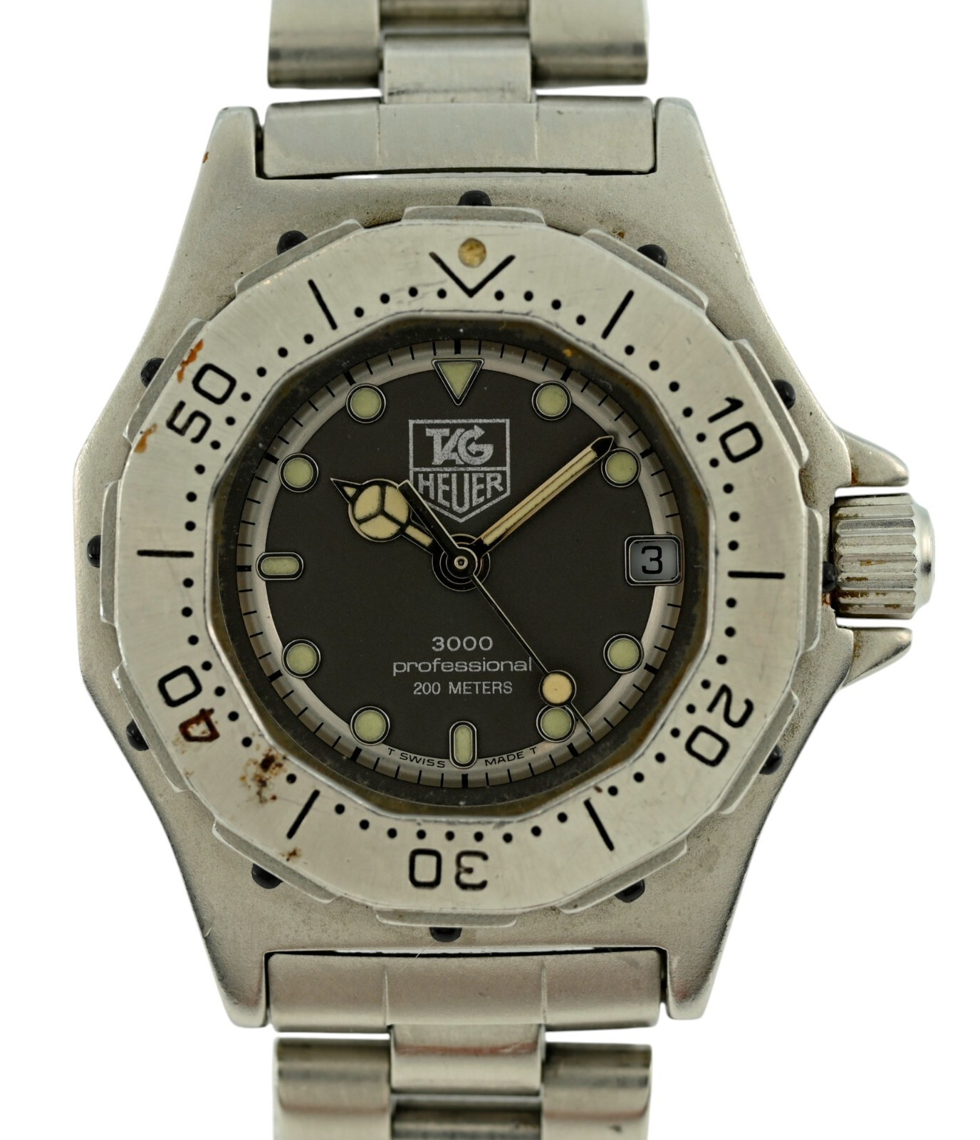 Tag Heuer Ladies 28mm Professional 3000 Series Swiss Diver Watch! Ref: 932.208!