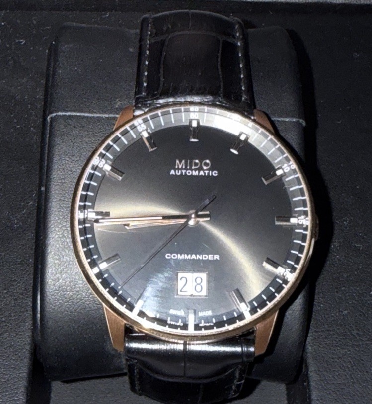 MIDO Commander Big Date Automatic Men’s Watch Caliber 80 Black Dial Full Set