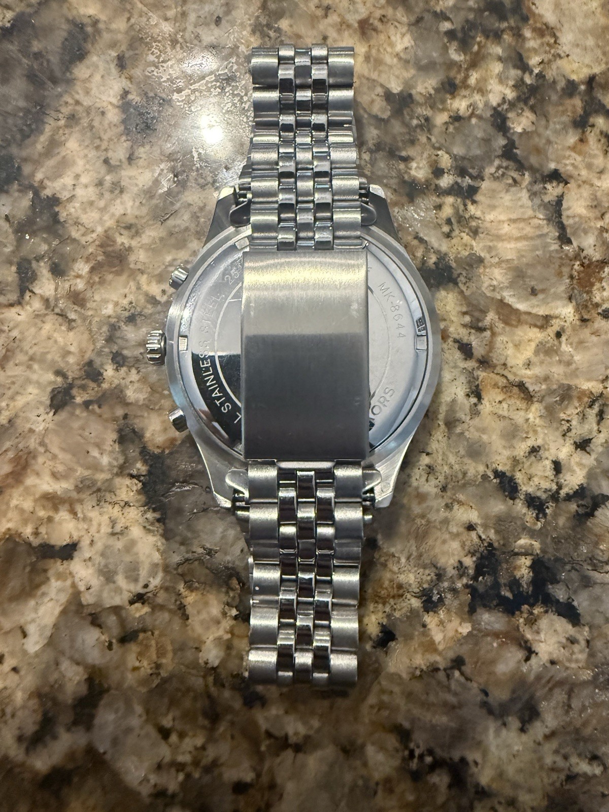 Michael Kors MK8644 Men’s Chronograph Quartz Black Dial 45mm 50m SS Bracelet