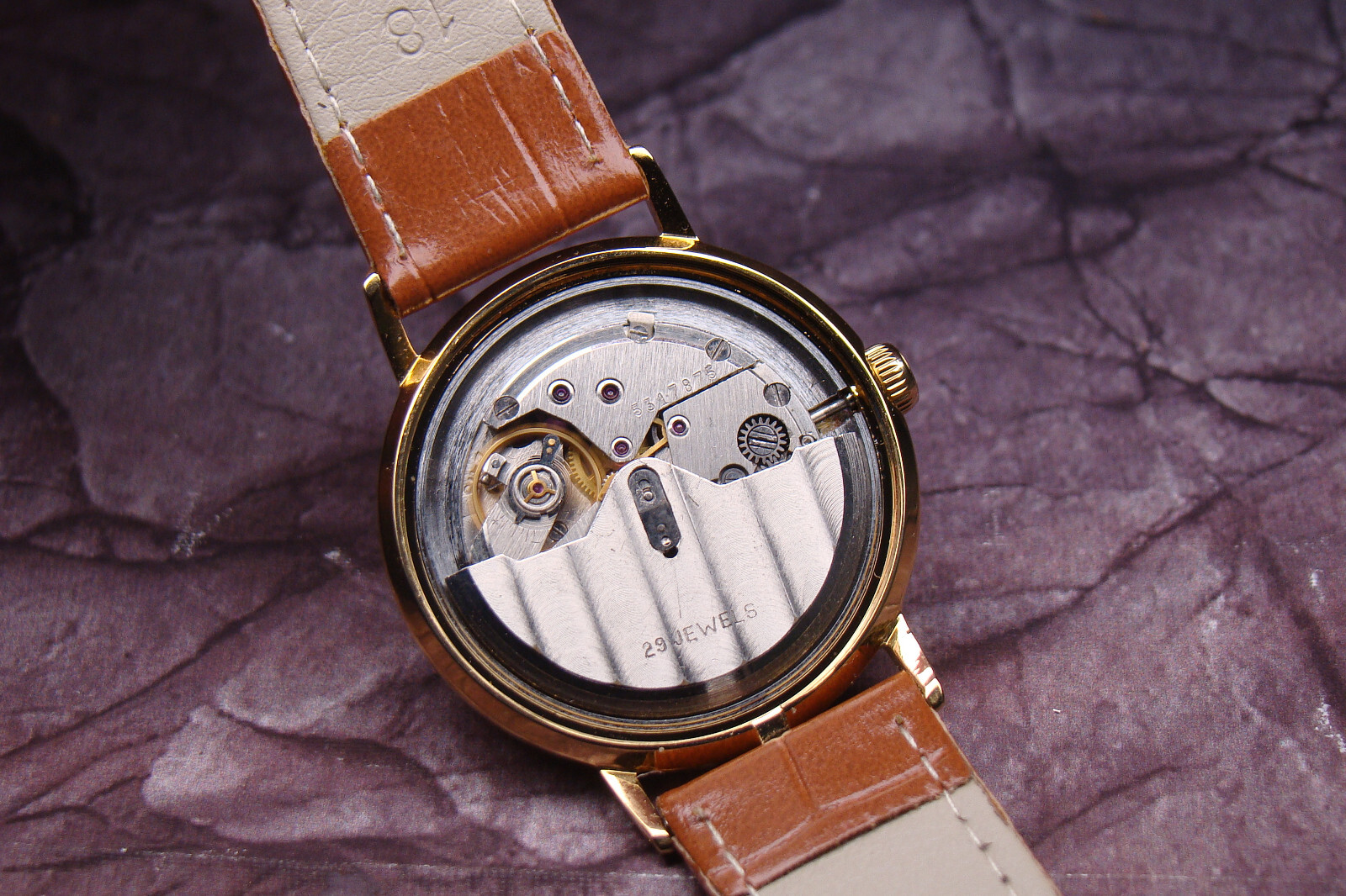 poljot de luxe automatic 29 jewels vintage russian soviet ussr luxury watch 70s