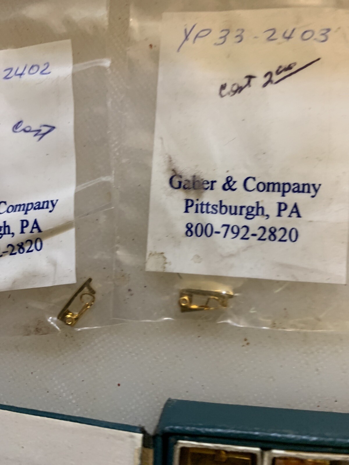 Watch Fold Over Catches Gold Plated In Original Box