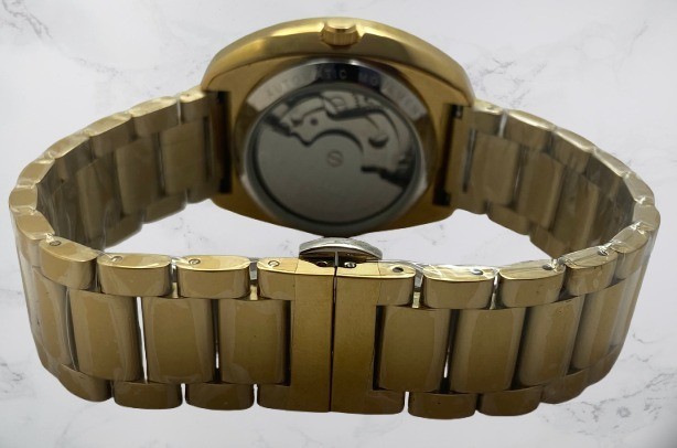 Refurbished Beautiful Gold-Tone Rado Diastar Skeleton Automatic Working Watch