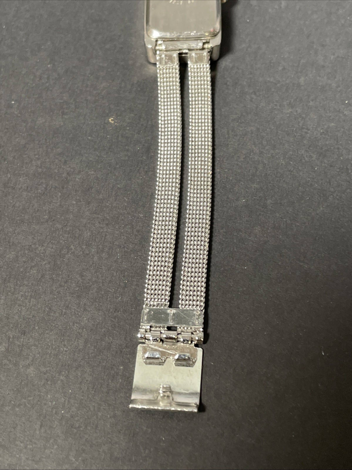 Vintage Paris Delon Watch Stainless Steel Mesh Dual Band Japan Mov New Battery