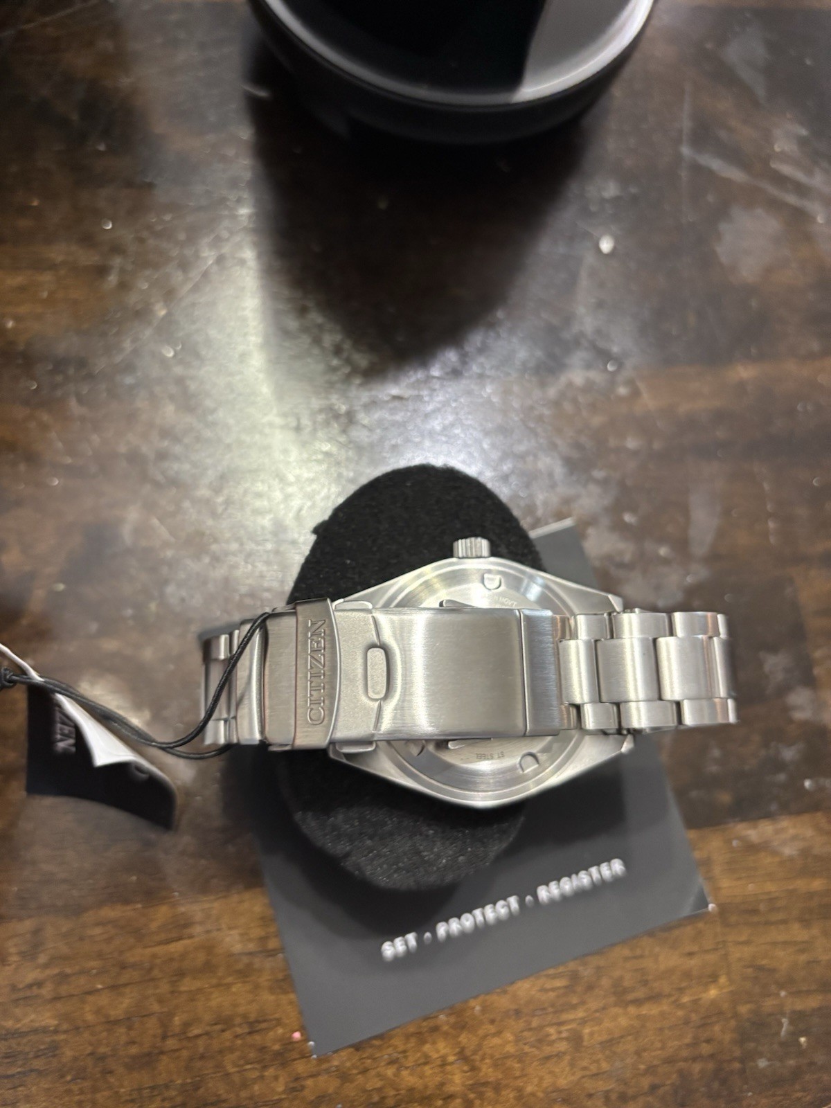 Citizen Promaster Auto Diver 200m Date 41mm Black Dial SS Bracelet Box Papers