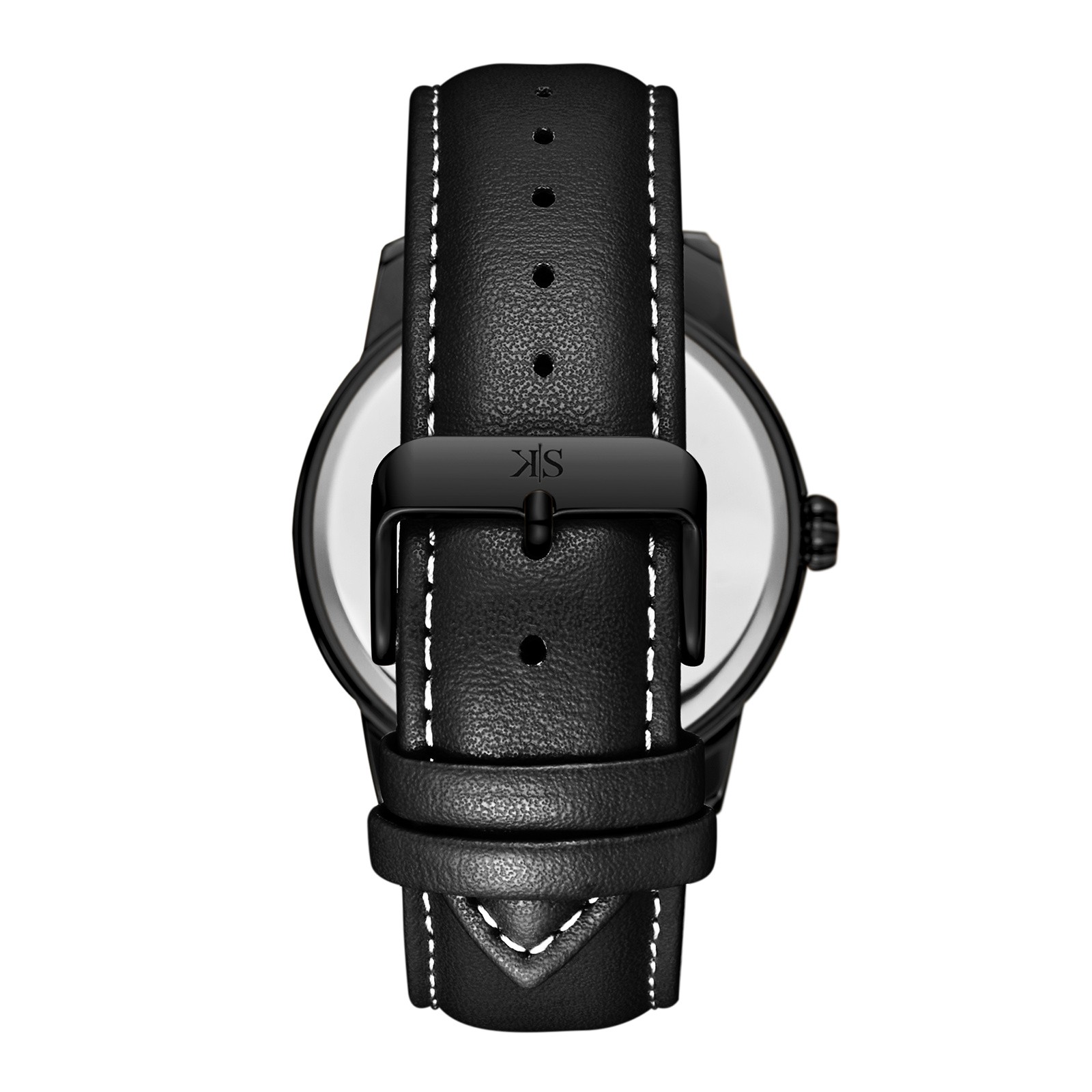Kenneth Scott Men’s Analog Watch | Black Dial, 44mm, 30 m (3 ATM)