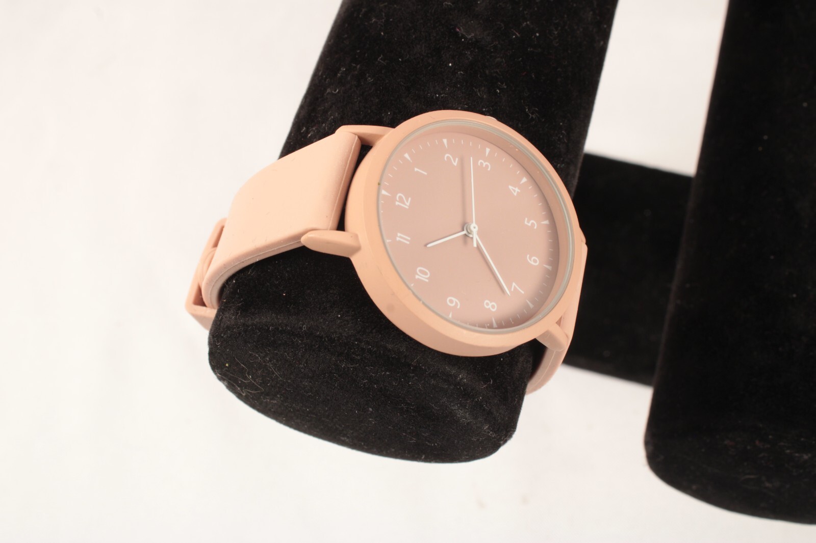 Unisex Adults Accutime Watch Pink Stainless Steel Case Japan Movt WORKS