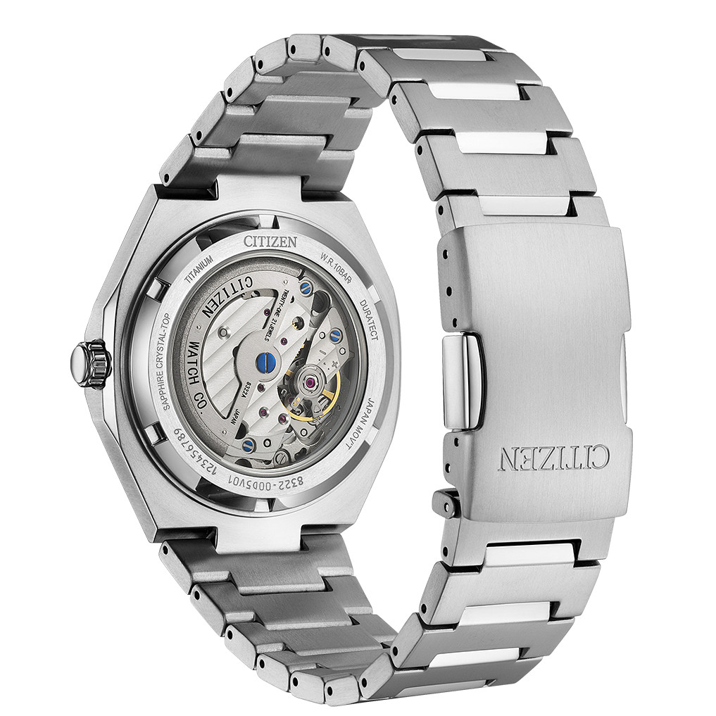 Citizen Zenshin 60 NK5020-58P Super Titanium Automatic Beige Dial 40 mm Watch