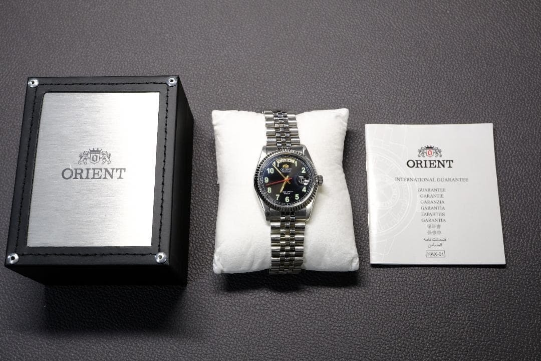 ORIENT PRESIDENT DAY DATE AUTOMATIC WATCH OVERHAULED RARE VINTAGE MODEL