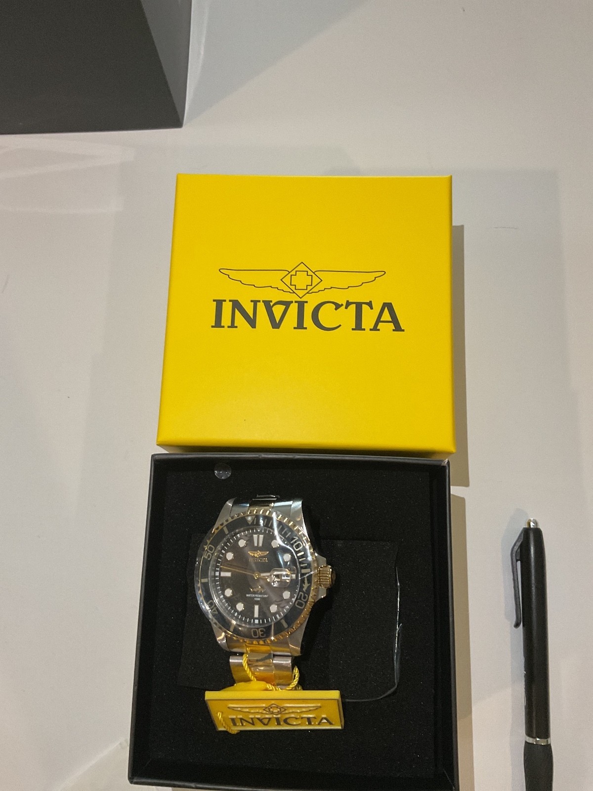Invicta Men’s Stainless Steel Dive Watch with Black Dial 30023