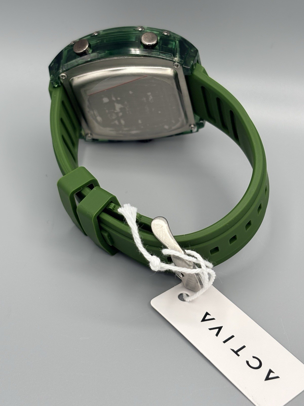 Activa X Invicta ACW8109-004 Digital Essentials 45mm Army Green Watch New