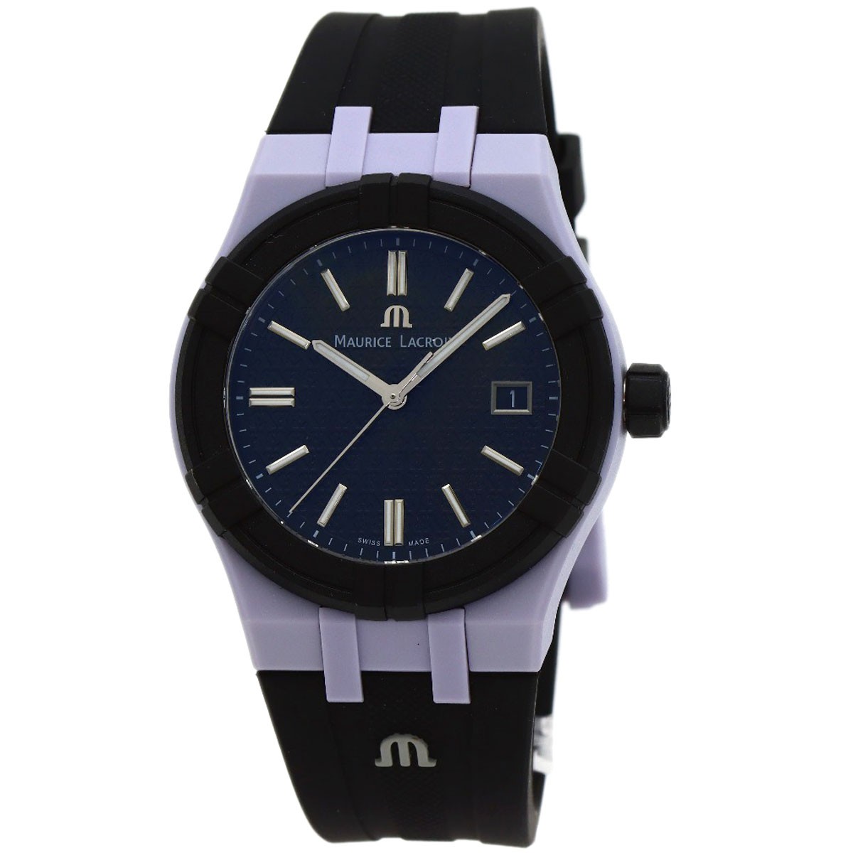 MAURICE LACROIX icon tide Watches AI2008-20YZO-200-0 Plastic/Rubber mens