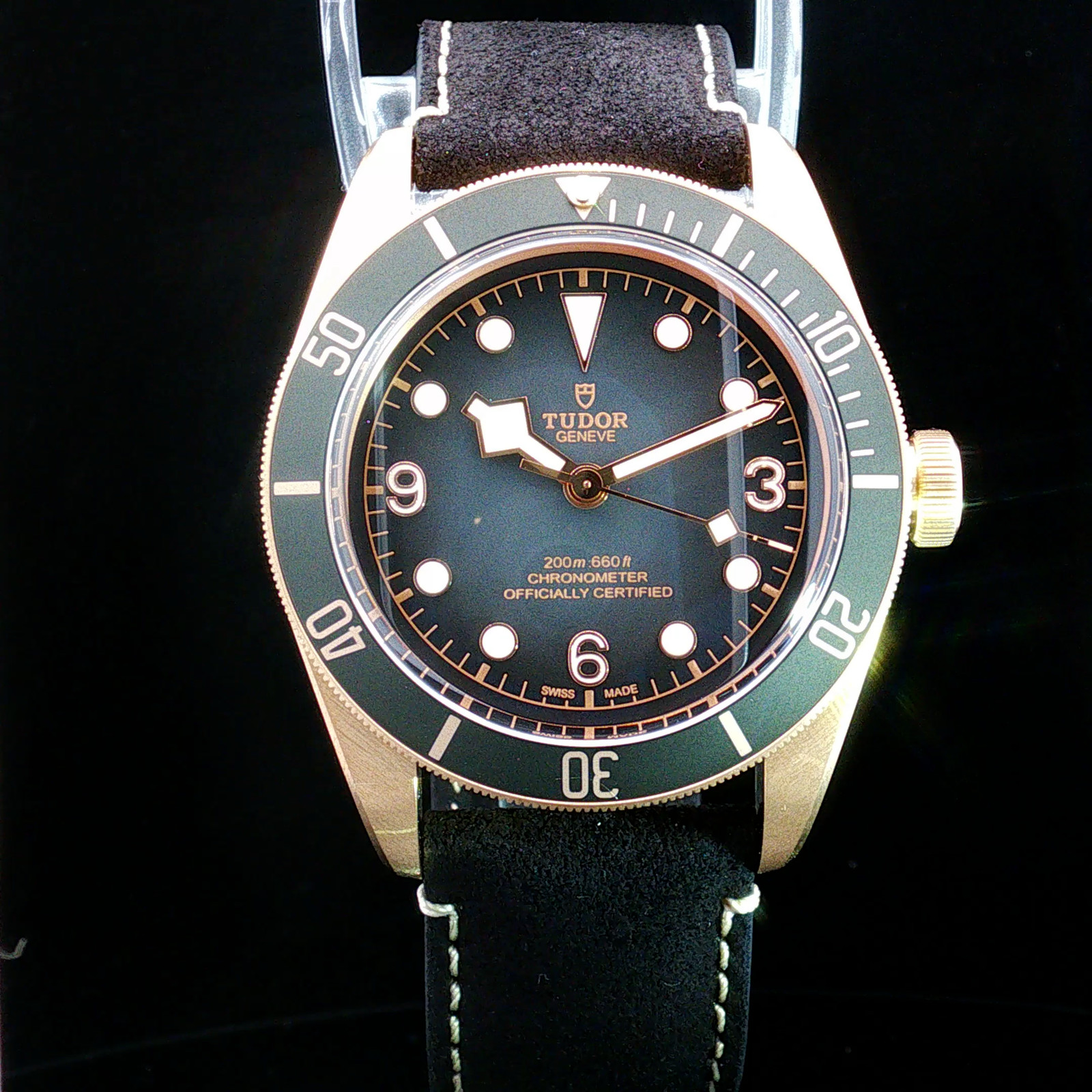 Excellent Preowned Tudor Black Bay Bronze M79250BA