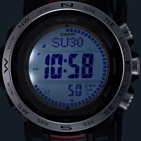 CASIO PROTREK PRW 35 1AJF solar radio compass barometer altitude temperature men