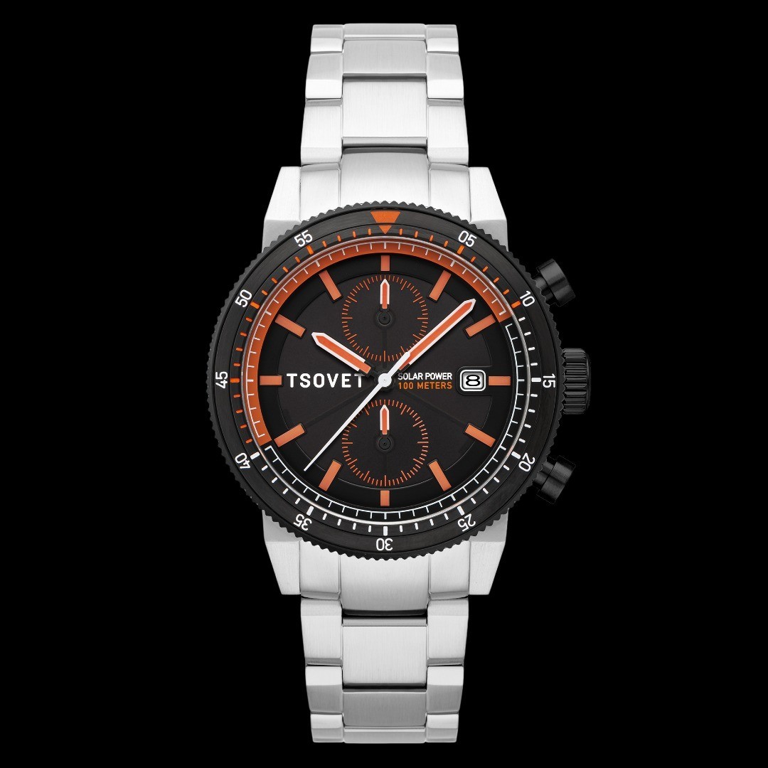 Tsovet Eclipse SLR FW42 Solar Power Chronograph Watch