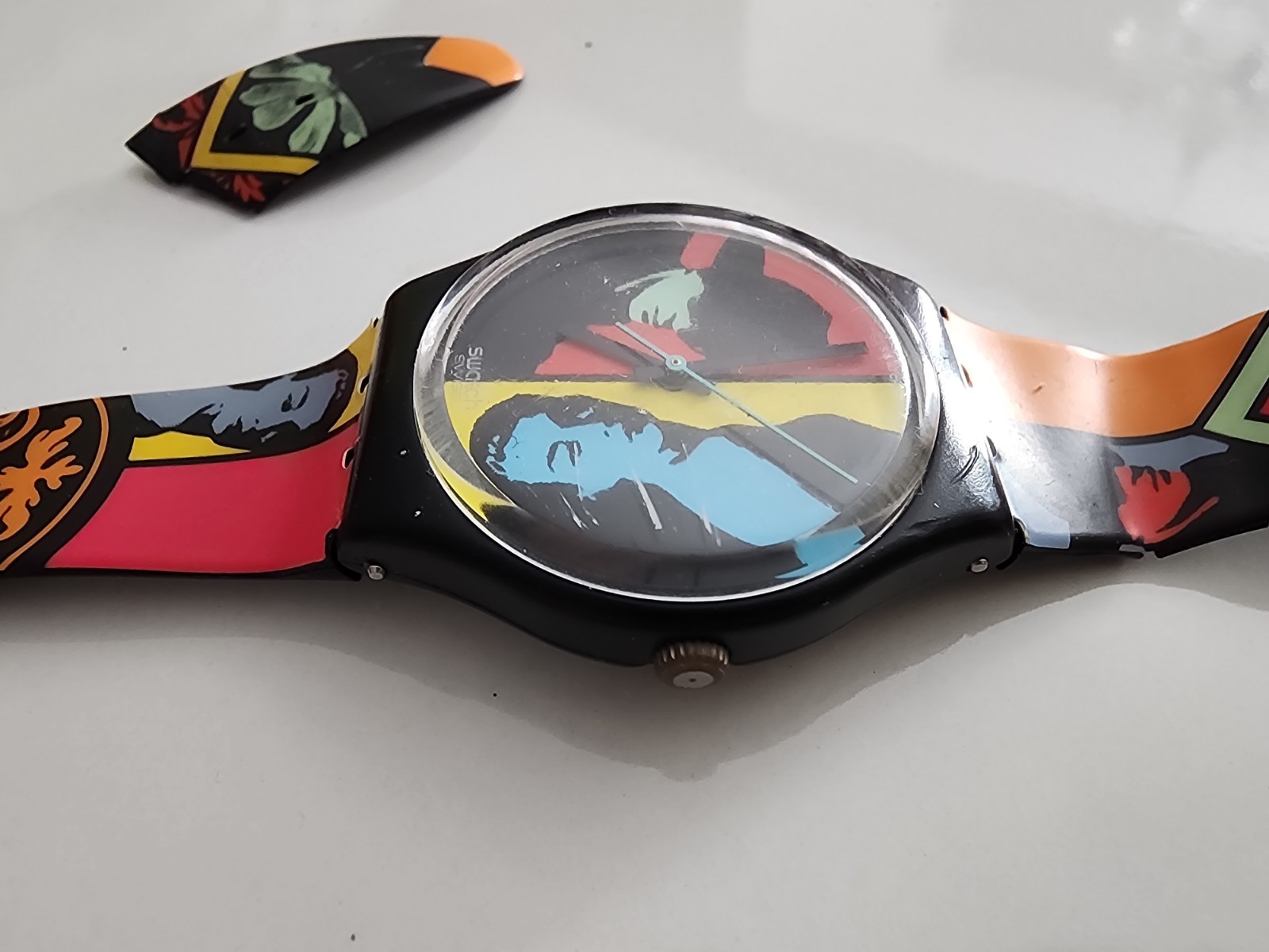 SWATCH WATCH AG 1988 “COLOURED LOVE” #755 SWISS ETA RARE