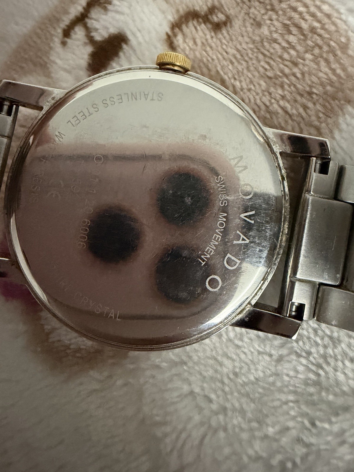 Movado Museum Swiss Made Quartz Two-Tone Bracelet Black Dial 28mm Watch
